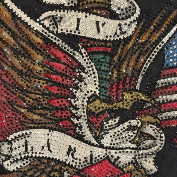 Affliction Black Label Men's Bonded by Pride Rhinestone T-Shirt Size Small - Picture 10 of 14